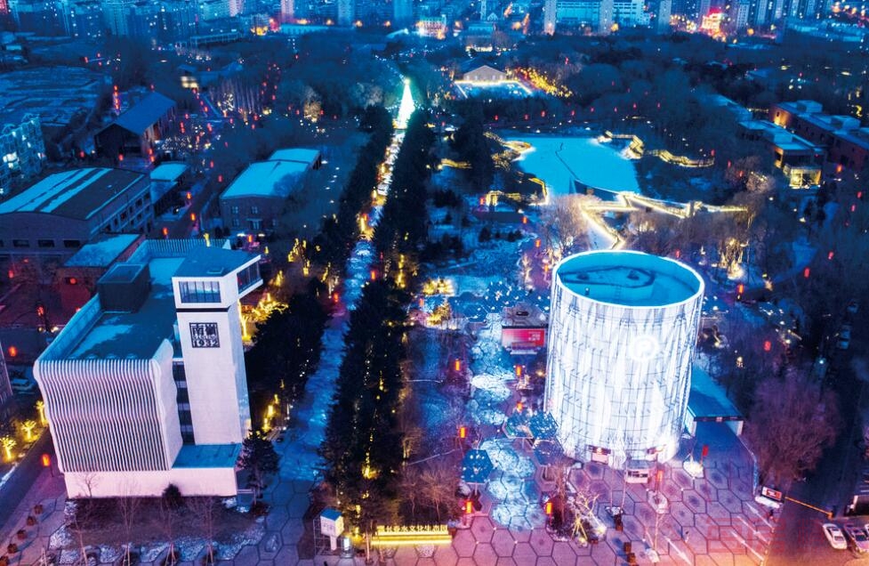 长春网红打卡夜生活冰雪灯光秀聚焦南城