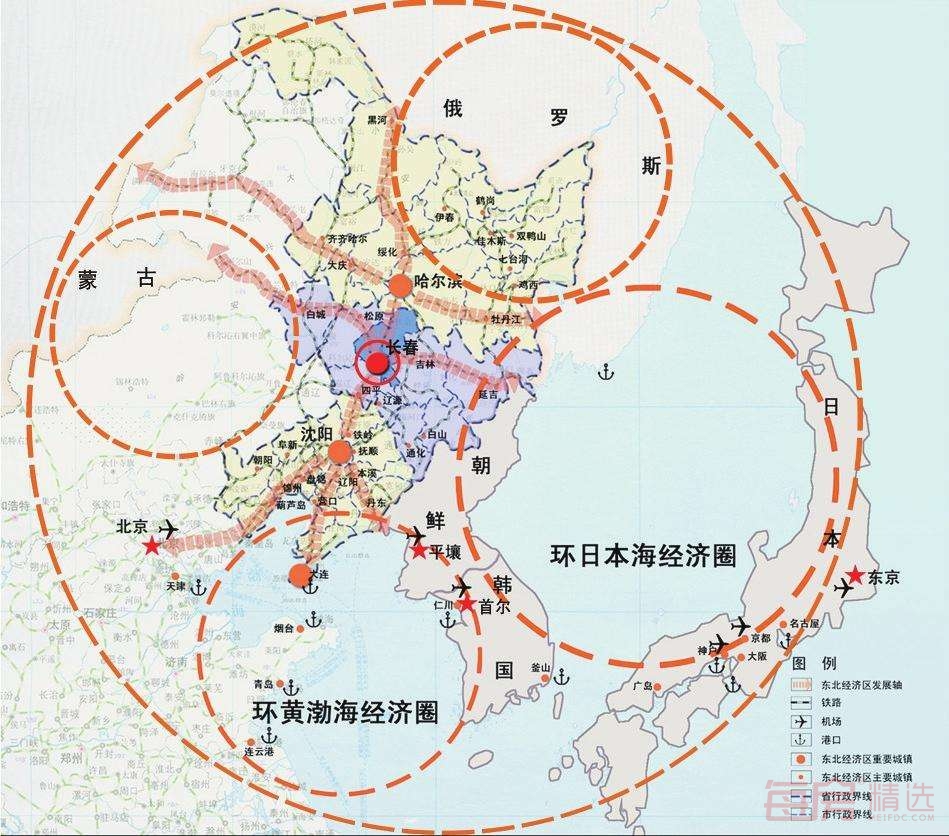 《长春经济圈规划》出炉 连接东北辐射东北亚