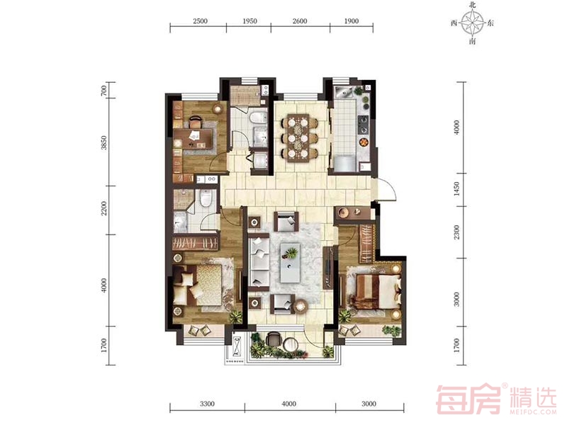 华润橡树湾六期平邸小高132平