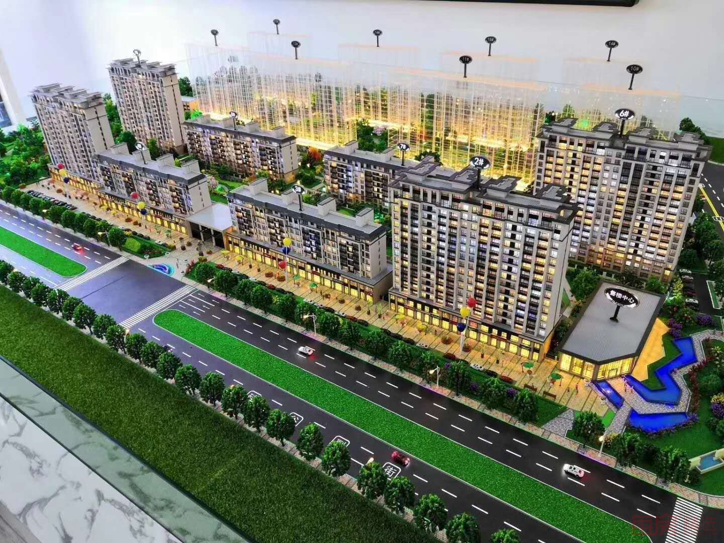 龙府御桂园沙盘图