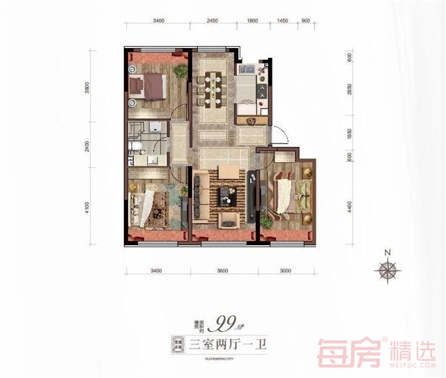 中海盛世城洋房户型