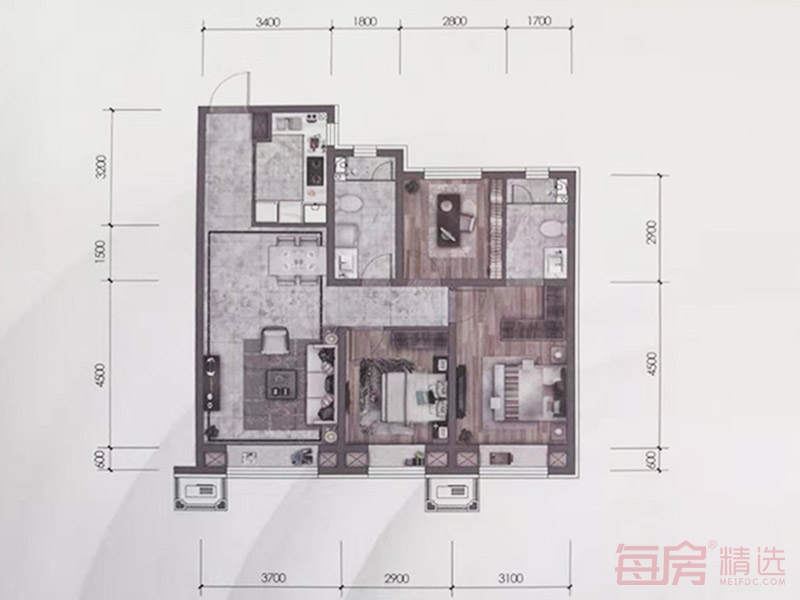 金地江山风华户型图