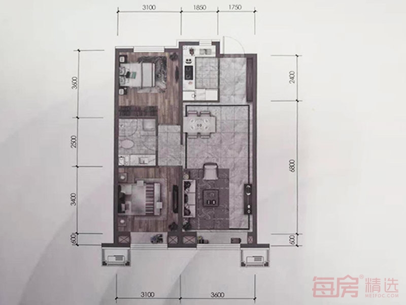 金地江山风华户型图