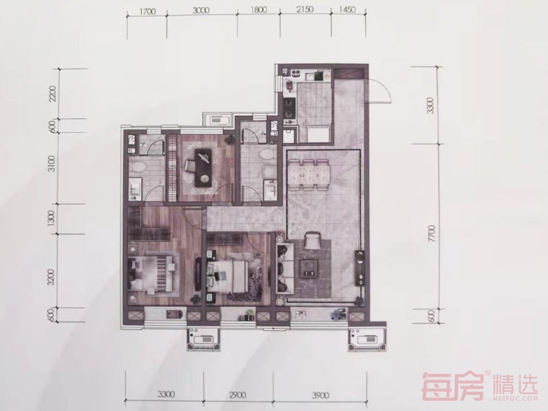 金地江山风华户型图